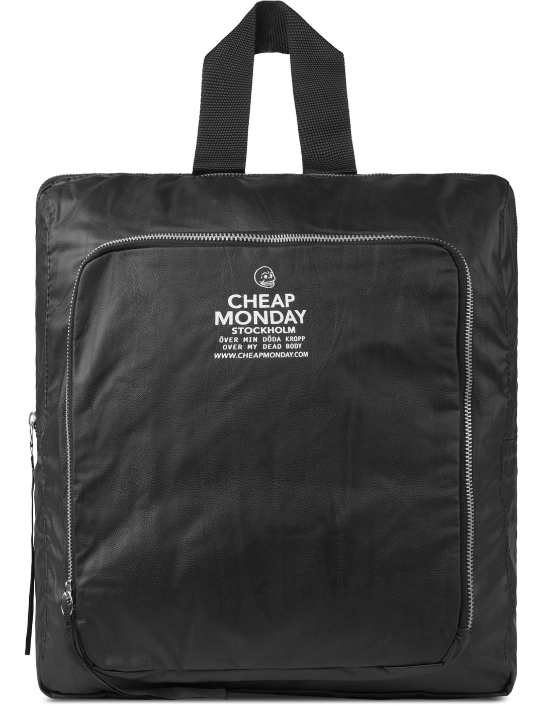 Cheap Monday Black Zipsack Backpack HBX - Main Image