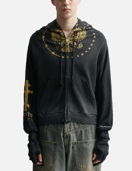 PROJECT G/R ZIP HOODIE NIN size2 