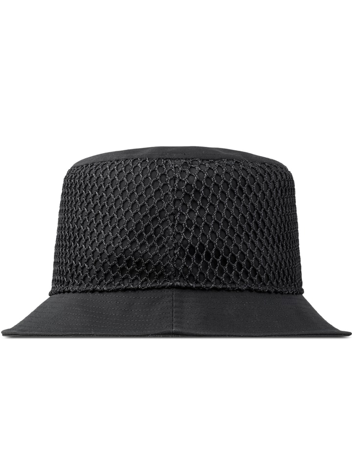 Black Mesh Overlay Bucket Hat Placeholder Image