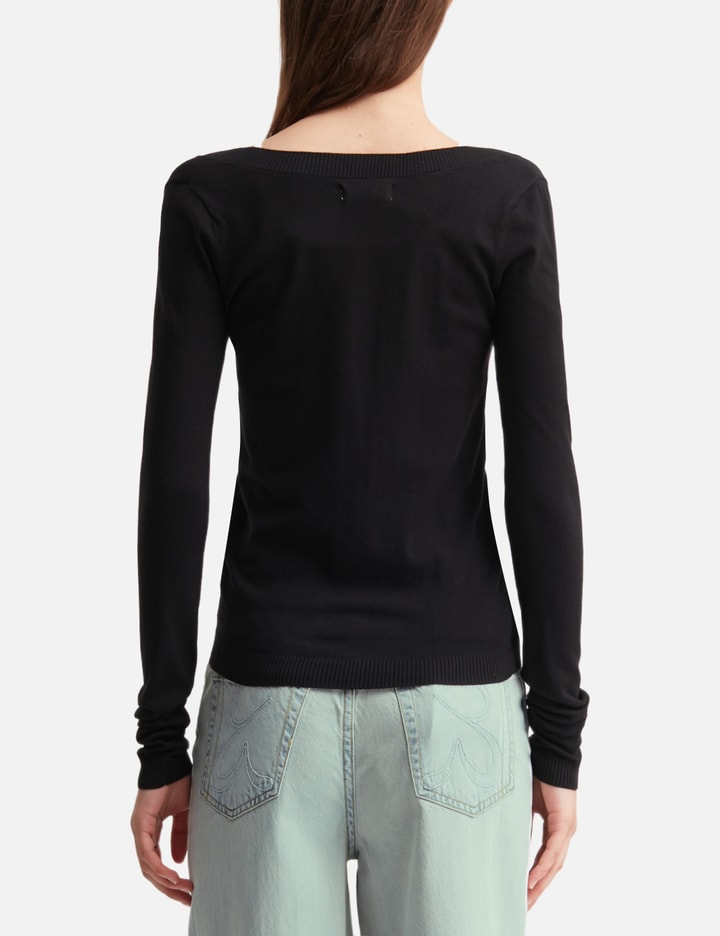 G Deep V-Neck Knit view 4