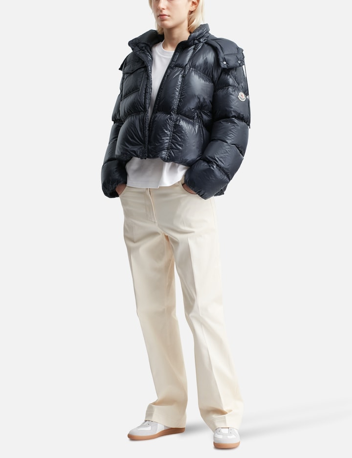 Erea Square-Quilted Hooded Short Down Jacket Placeholder Image