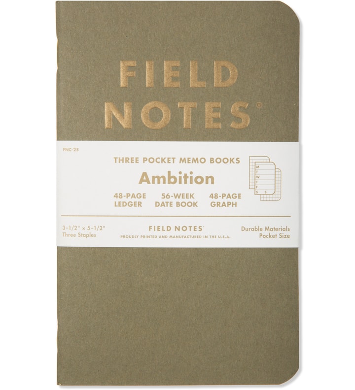 The "Ambition" 3 Pack Notebook Placeholder Image