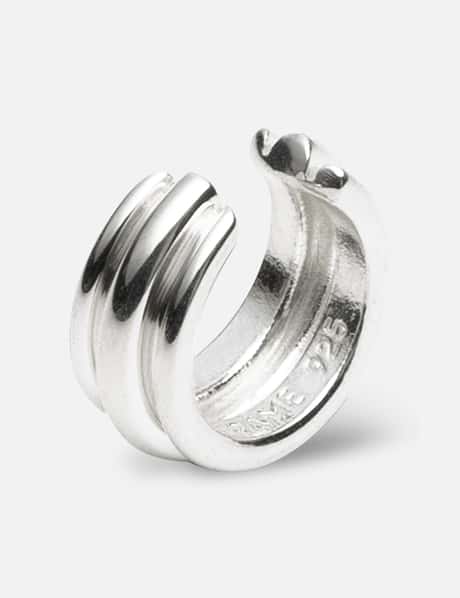 COLDFRAME Flat Pottery Vessel Ear Cuff
