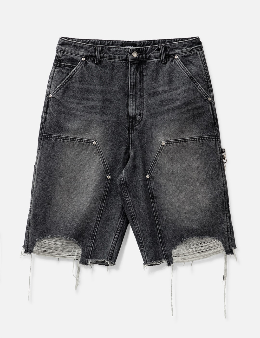 THUG CLUB - DOUBLE KNEE DENIM SHORTS | HBX - Globally Curated 