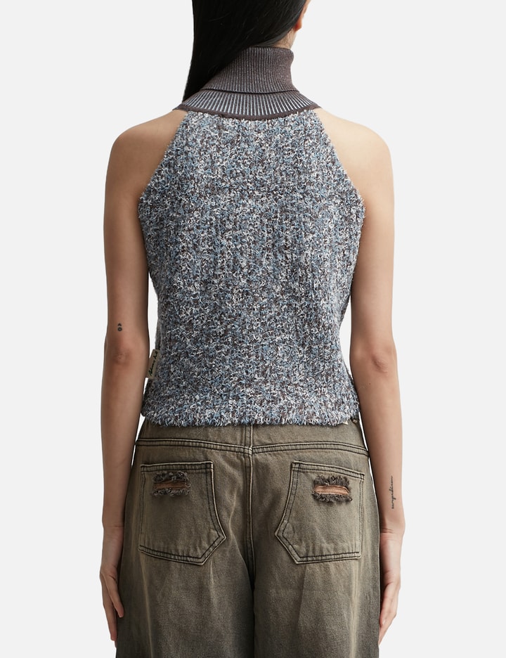 Fluffy Sleeveless Knit Top Placeholder Image