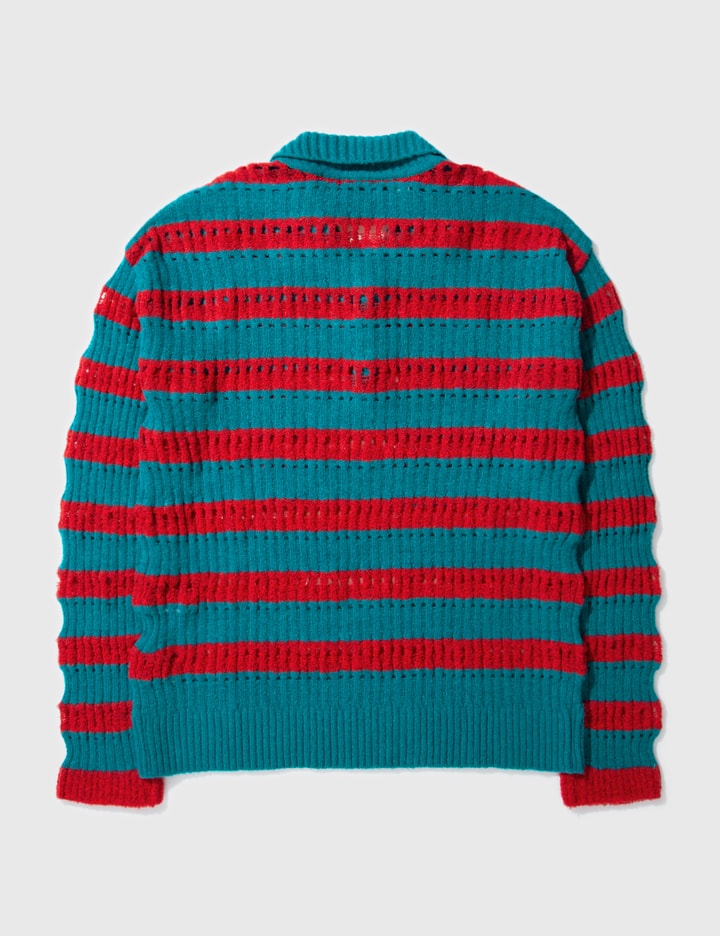 Burble Stripe Polo Sweater Placeholder Image