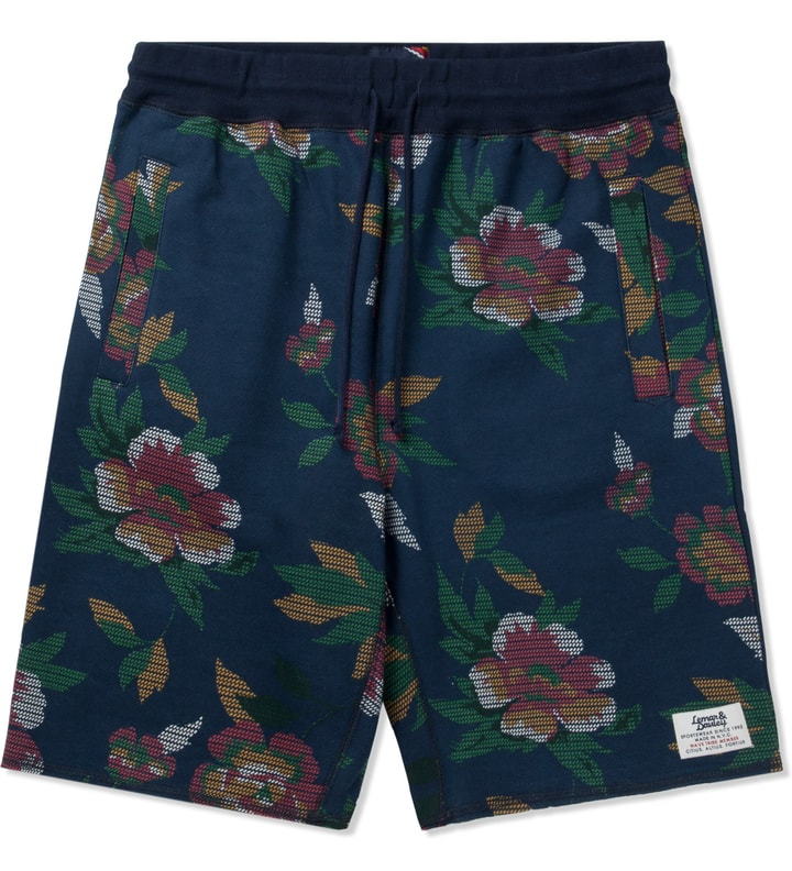 Navy Coahchella Sweatshorts Placeholder Image