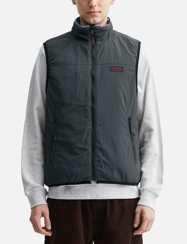 Thisisneverthat Tnt Gramicci Reversible Fleece Vest In Blue