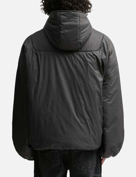 Ultra Fine Nylon Sculptural Puffer Space Grey view 14