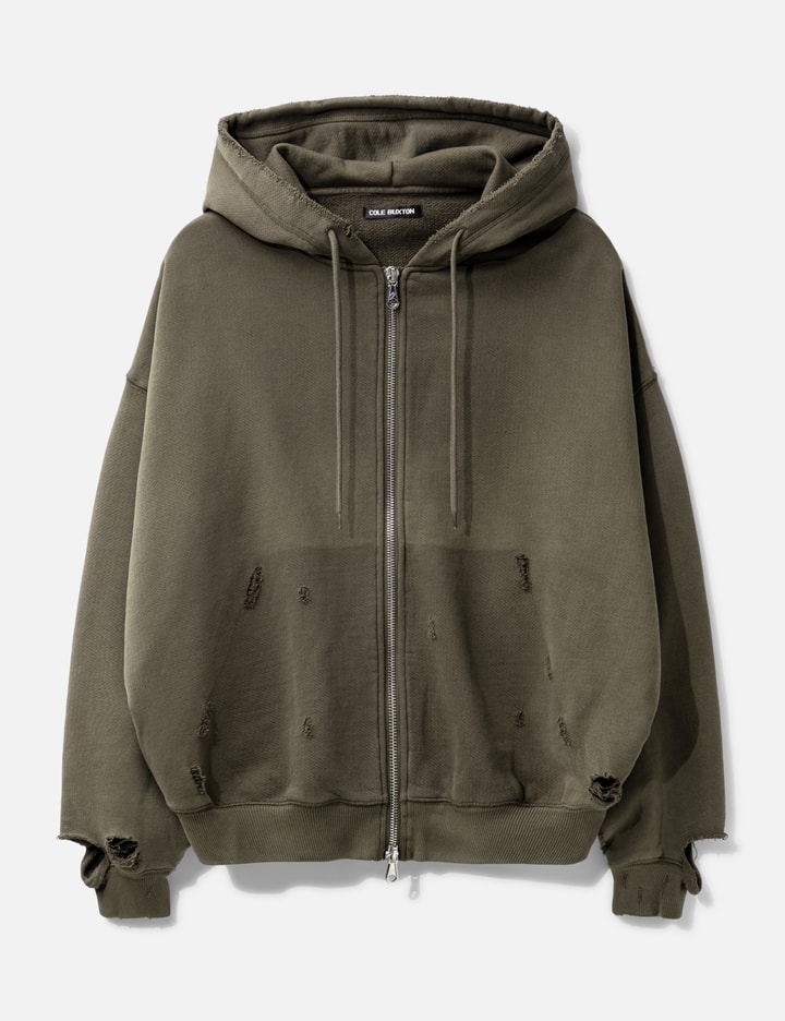 Distressed Zipped Hoodie Placeholder Image