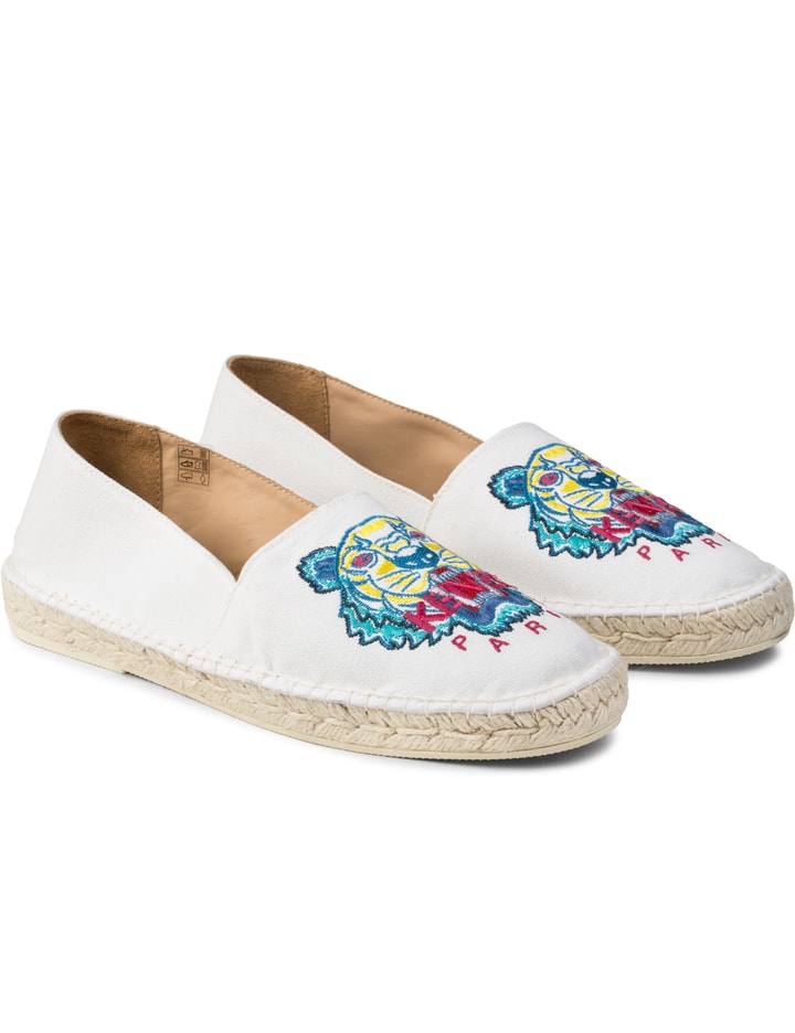 Slit Canvas Tiger Loafers Placeholder Image
