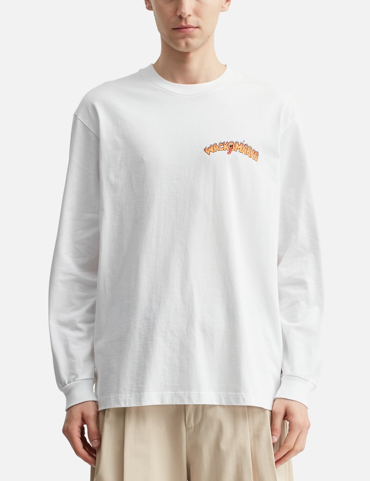 WACKO MARIA Tim Lehi / Washed Heavy Weight Crewneck Long Sleeves T-Shirt