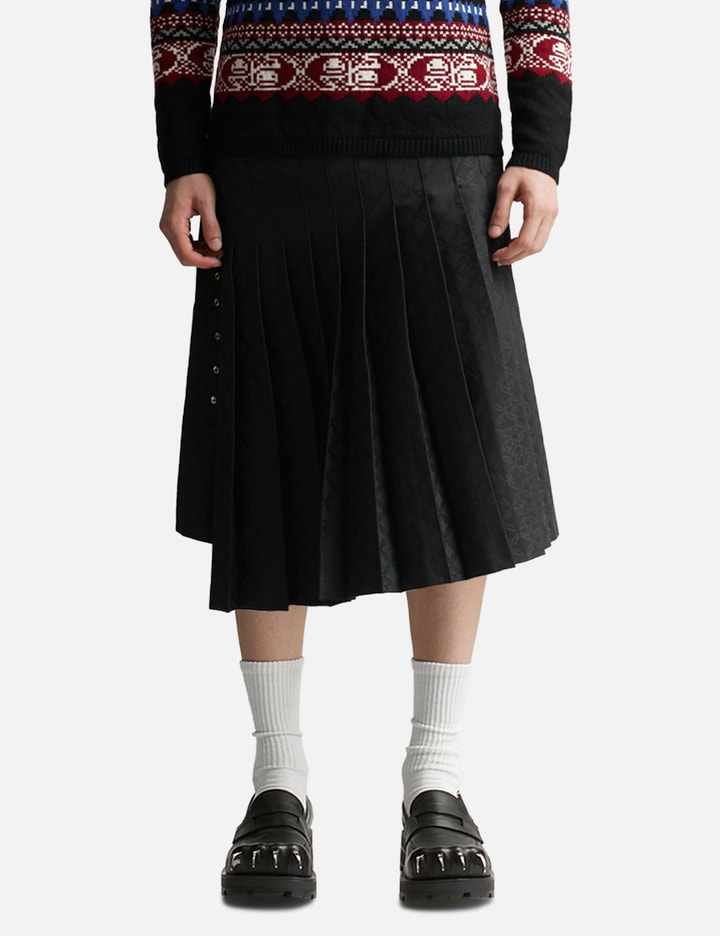 Graphic-Print Pleated Skort Placeholder Image