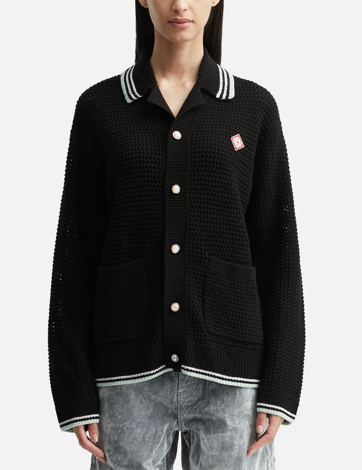 Embroidered Cotton Crochet Long Sleeve Shirt Placeholder Image