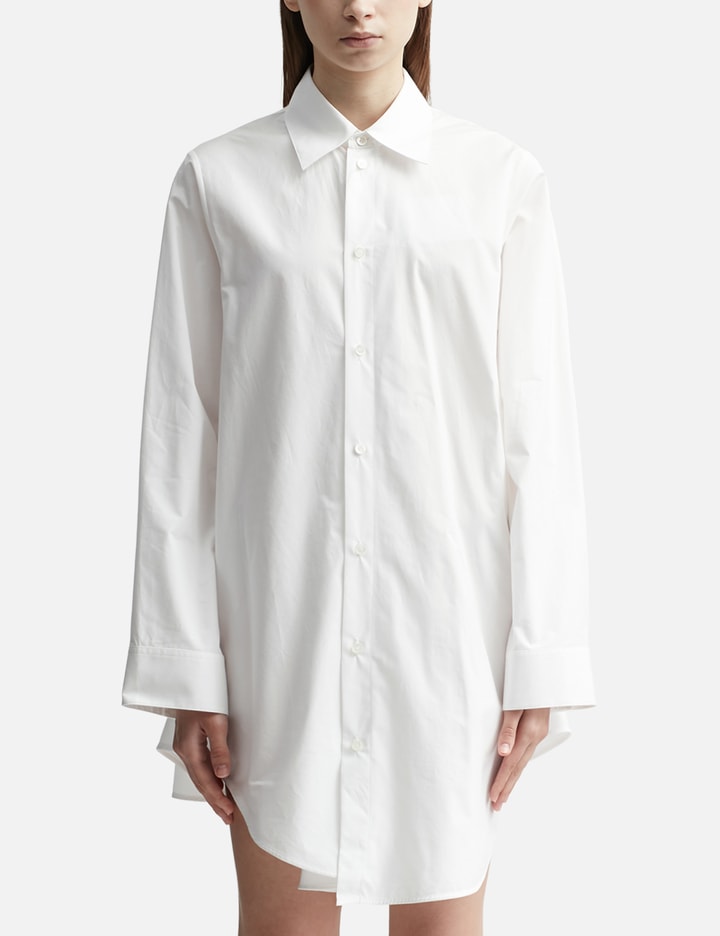 Loewe - TRAPEZE SHIRT DRESS | HBX Loewe - TRAPEZE SHIRT DRESS | HBX