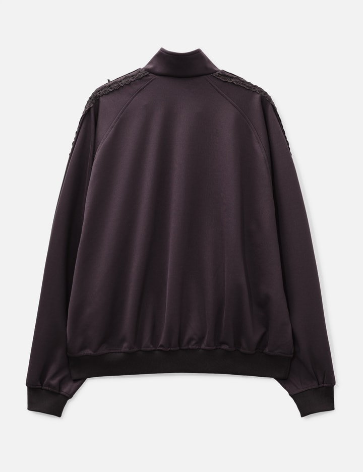 AJOBYAJO Multi Lace Trim Raglan Track Jacket