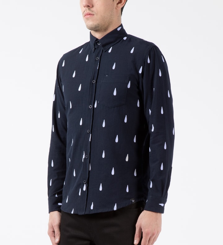 Navy Rain Drops Shirt Placeholder Image