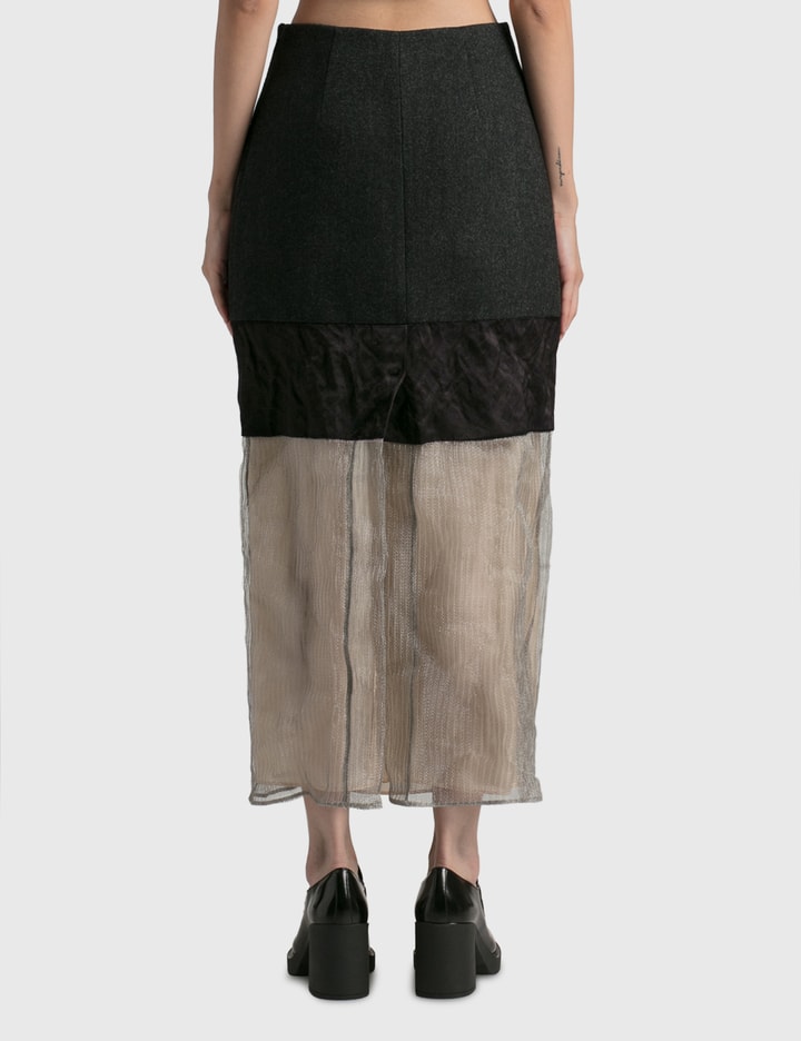 Prada - Cloth And Mesh Midi-Skirt | HBX - Globally Curated Fashion and  Lifestyle by Hypebeast