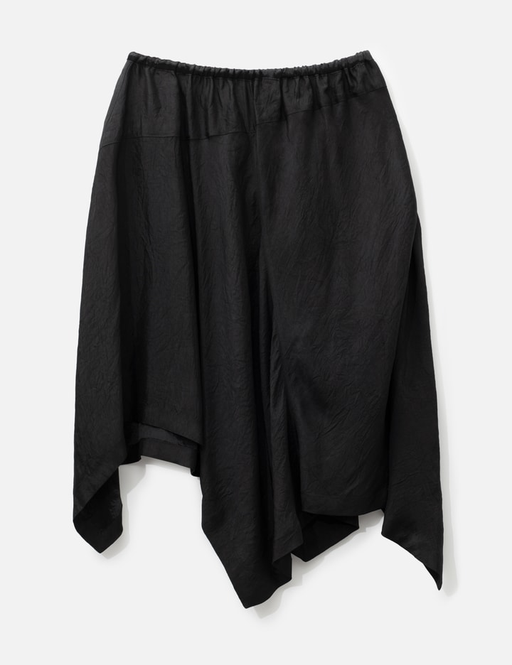 anggae Unbalanced Satin Skirt