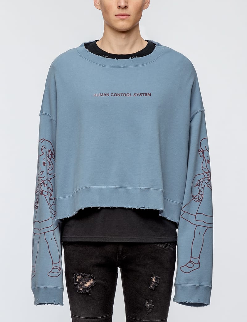 undercover cropped sweatshirt