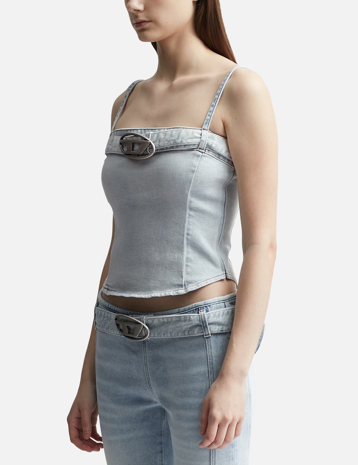 De-Lucy-S Cropped Denim Top Placeholder Image