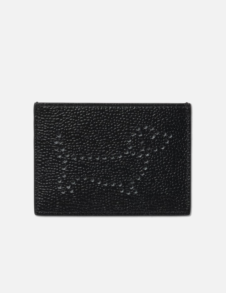 Thom Browne Pebble Grain Hector Single Card Holder
