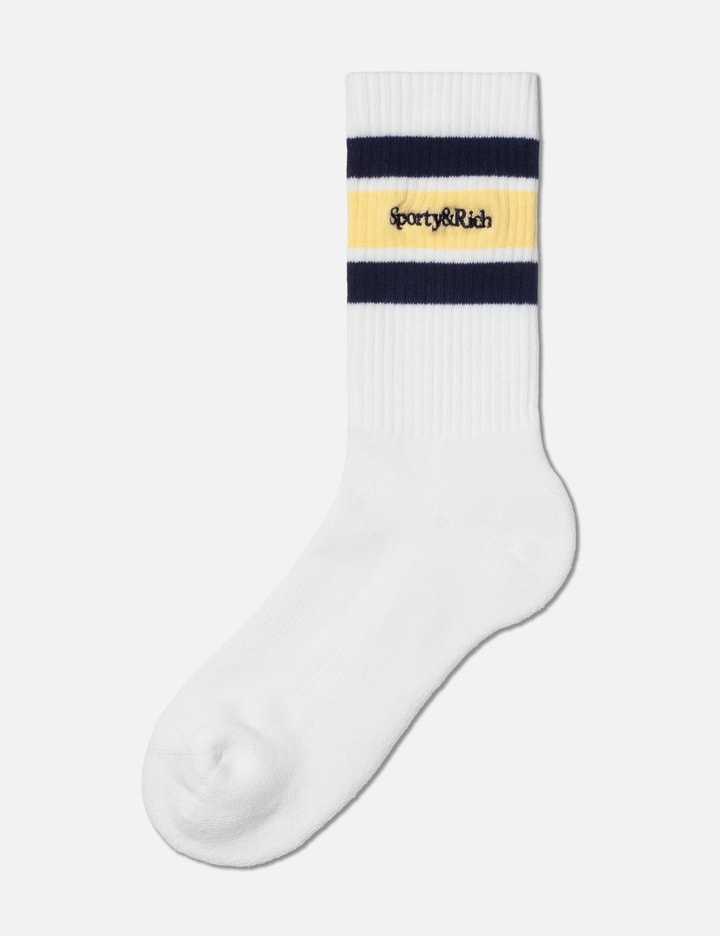 Sporty & Rich Serif Logo Socks