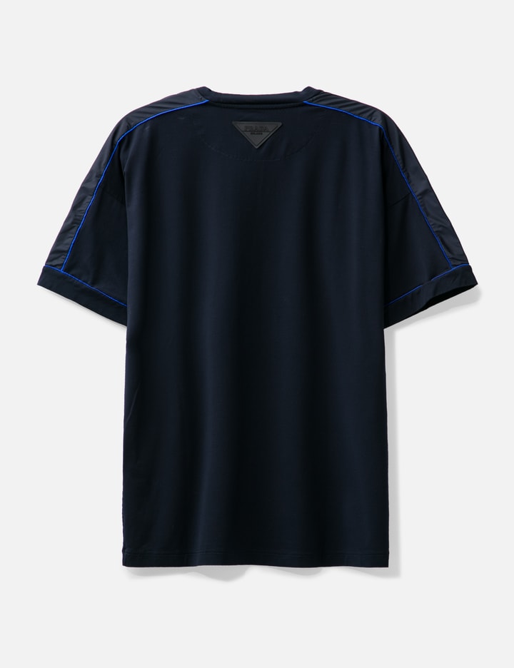 PRADA COTONE WITH NYLON SHOULDER T-SHIRT Placeholder Image