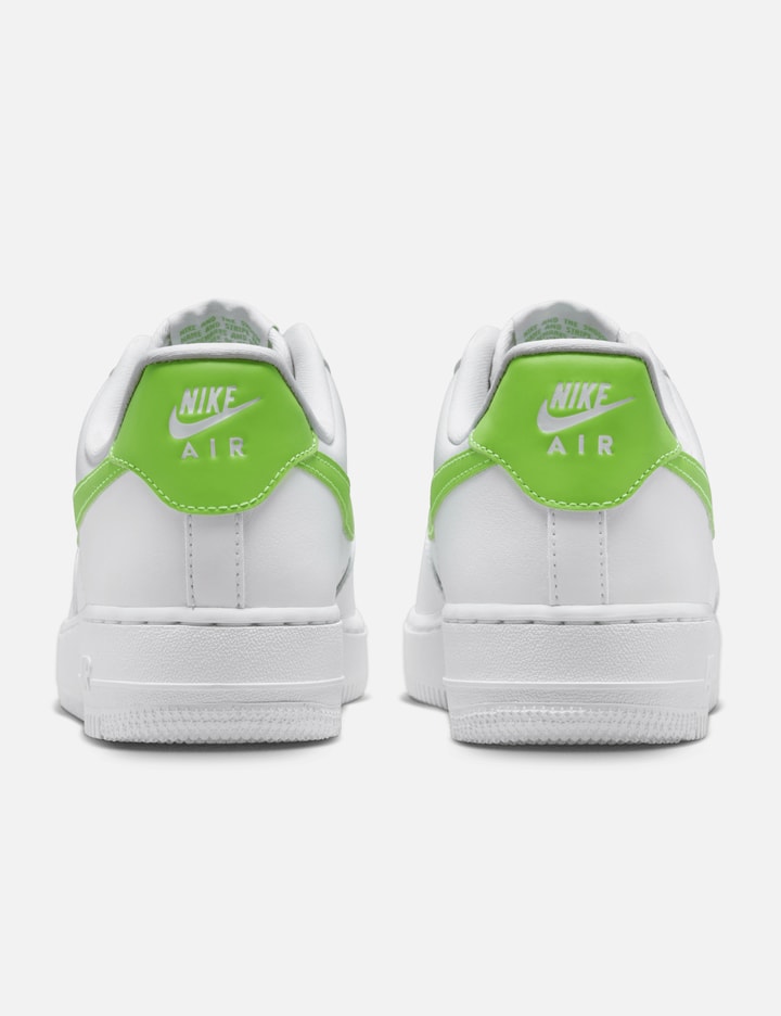 Nike Women's Air Force 1 '07 Shoes, Size 7.5, White/Action Green