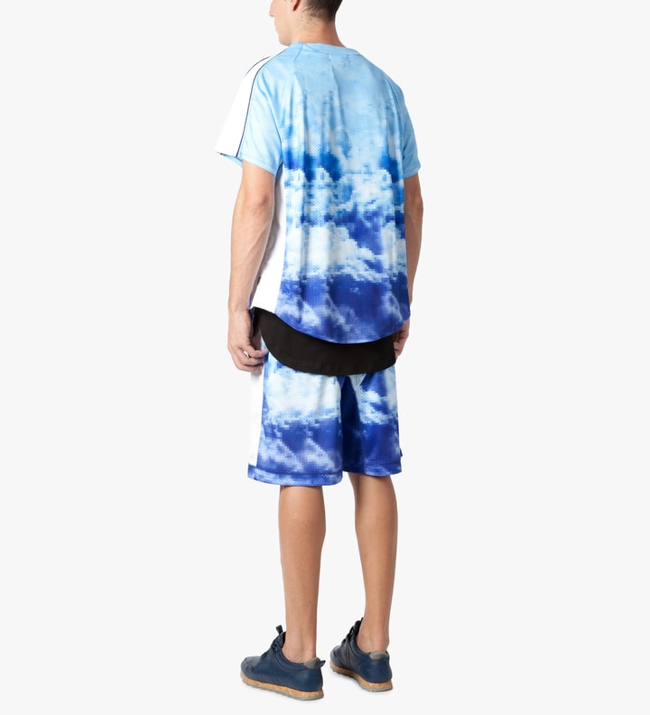Blue Digital Cloud Shorts Placeholder Image