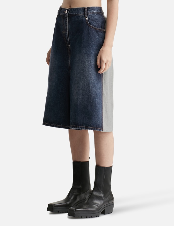 PUSHBUTTON DENIM JORTS