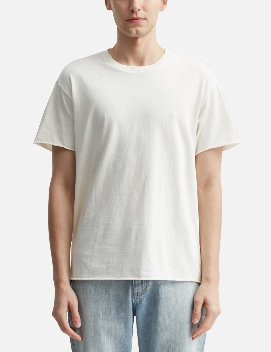 Garment Dyed Raw Edge T-Shirt view 18