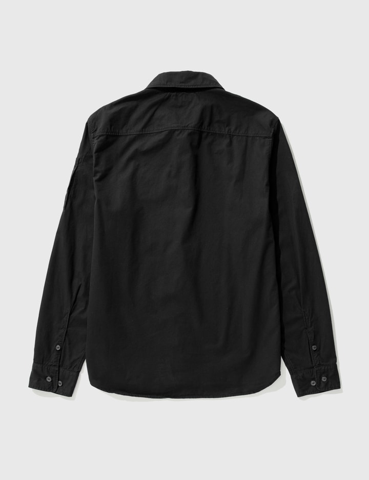 Emerized Gabardine Zipped Shirt Placeholder Image