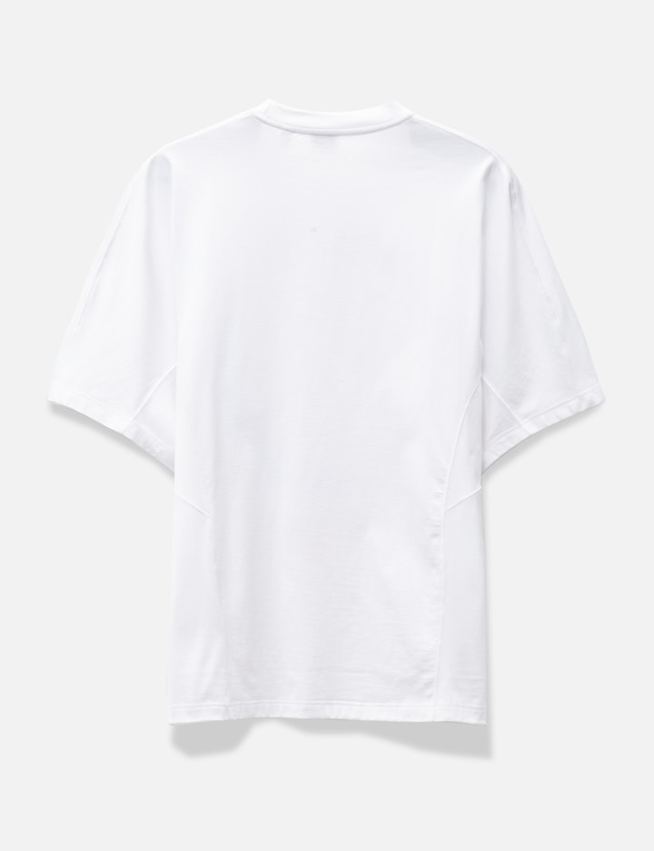 Shop Burberry Thorn And Logo Print Cotton Oversized T-shirt In White