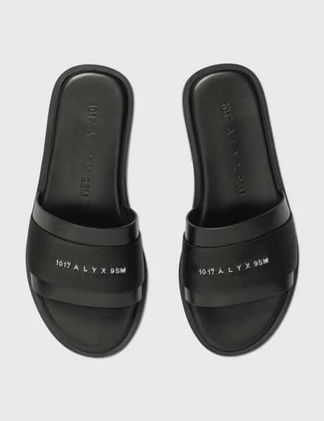 1017 ALYX 9SM - Leather Logo Slide | HBX