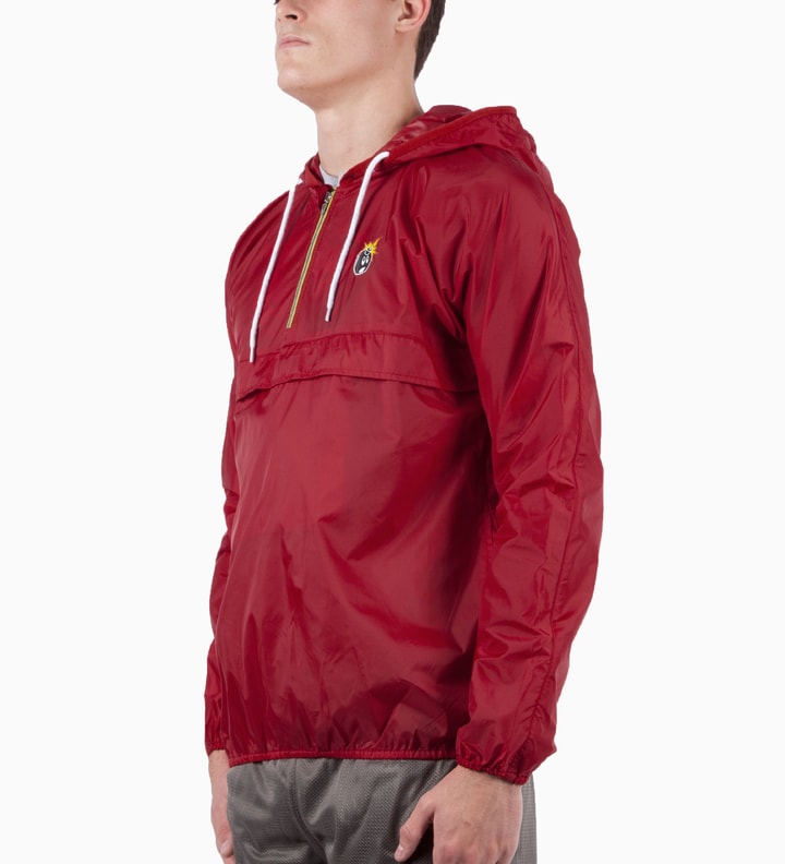 Red Circuit Windbreaker Jacket Placeholder Image