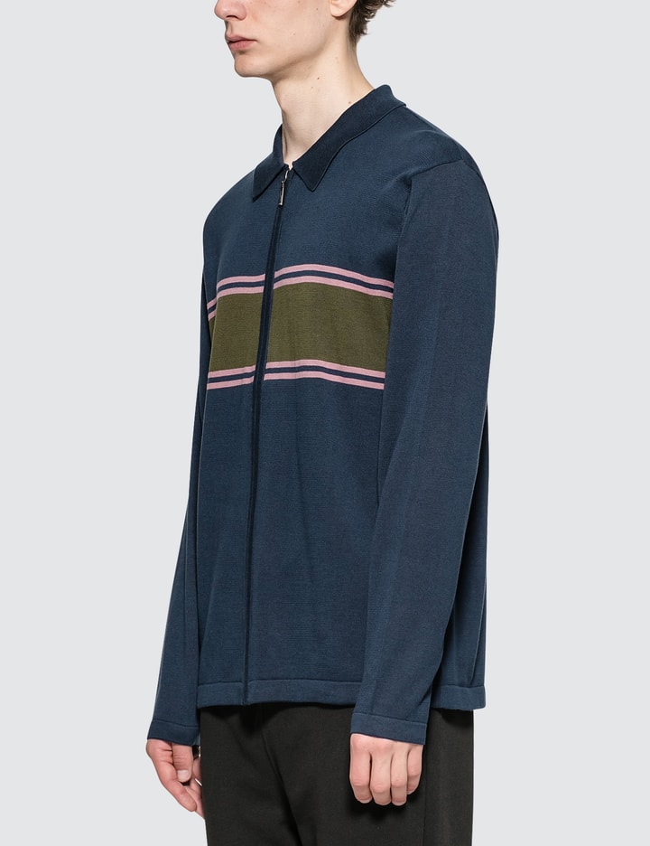 Cody Stripe L/S Polo Sweater Placeholder Image