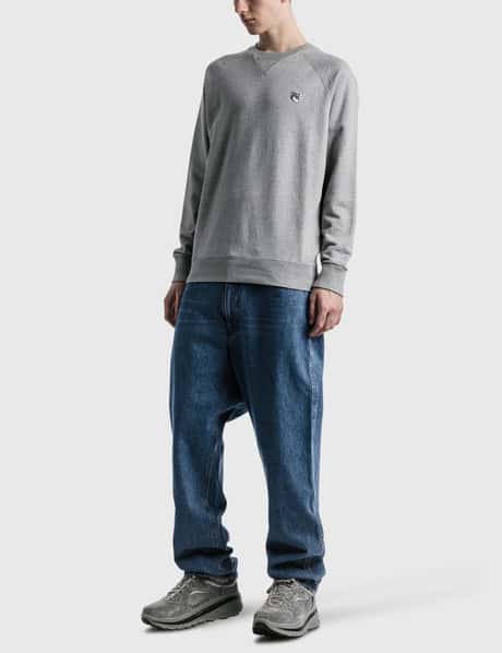 Maison Kitsuné - グレー フォックス ヘッド パッチ クラシック 