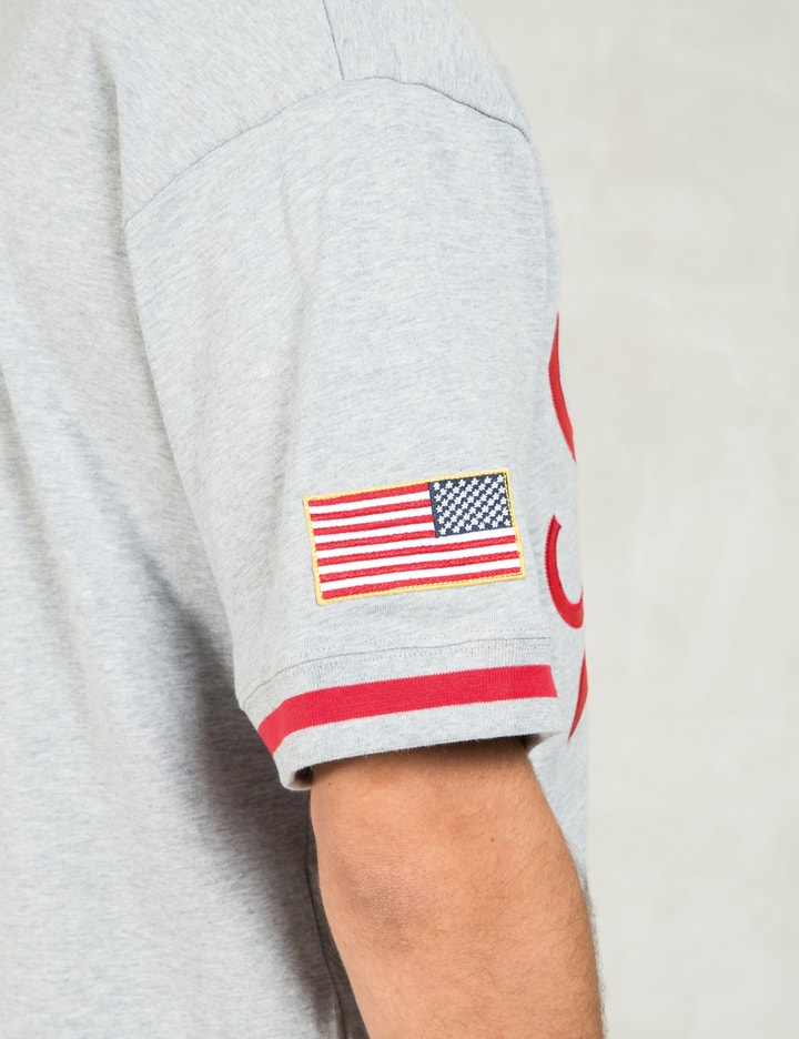 Stüssy Grey Heather  Script Baseball Jersey