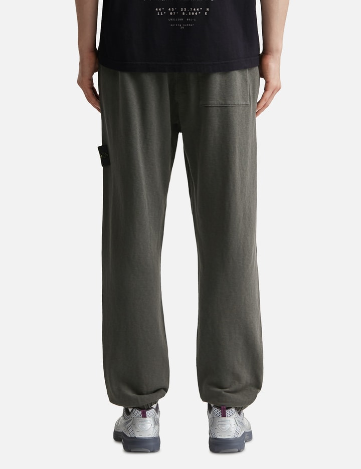 Stone Island Malfilé Cotton  Fleece 'Old' Effect Sweatpants
