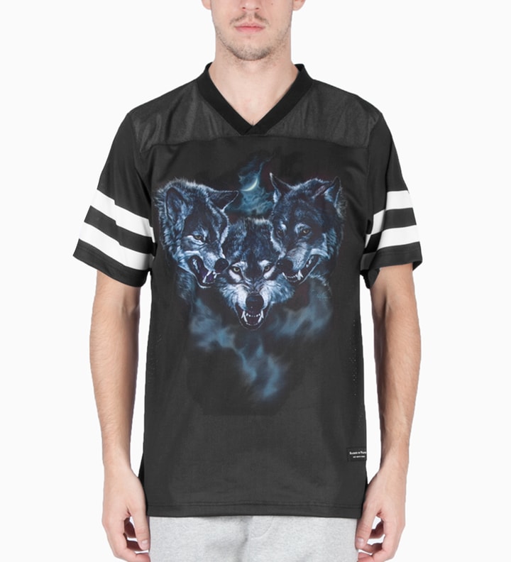 Raised By Wolves Black Wolfpack Football Jersey