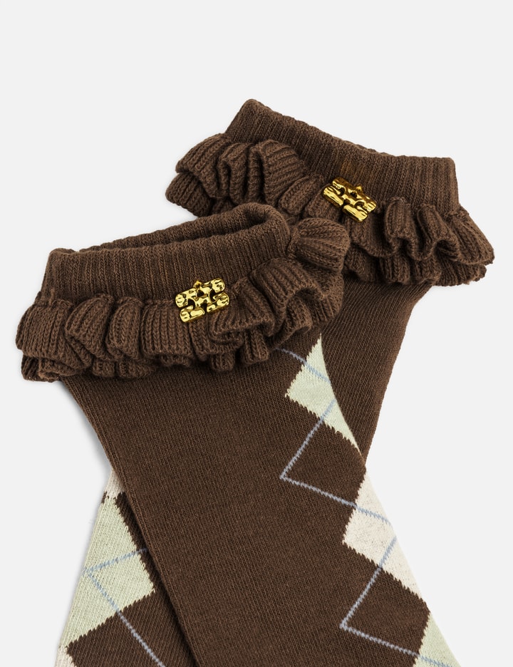 Ganni Argyle Socks