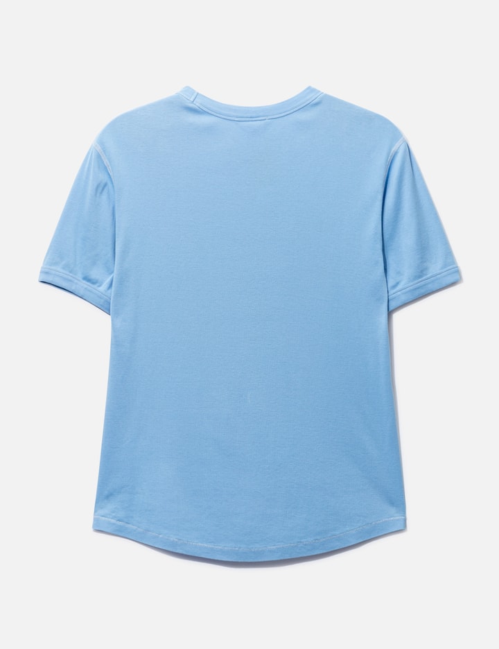 Shop Helmut Lang Decorative Label T-shirt In Blue
