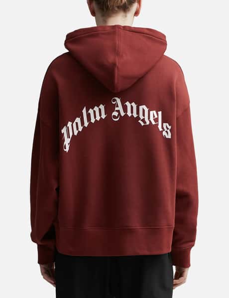 Apparel Palm Angels Logo Print Oversized Hoodie Moncler Genius