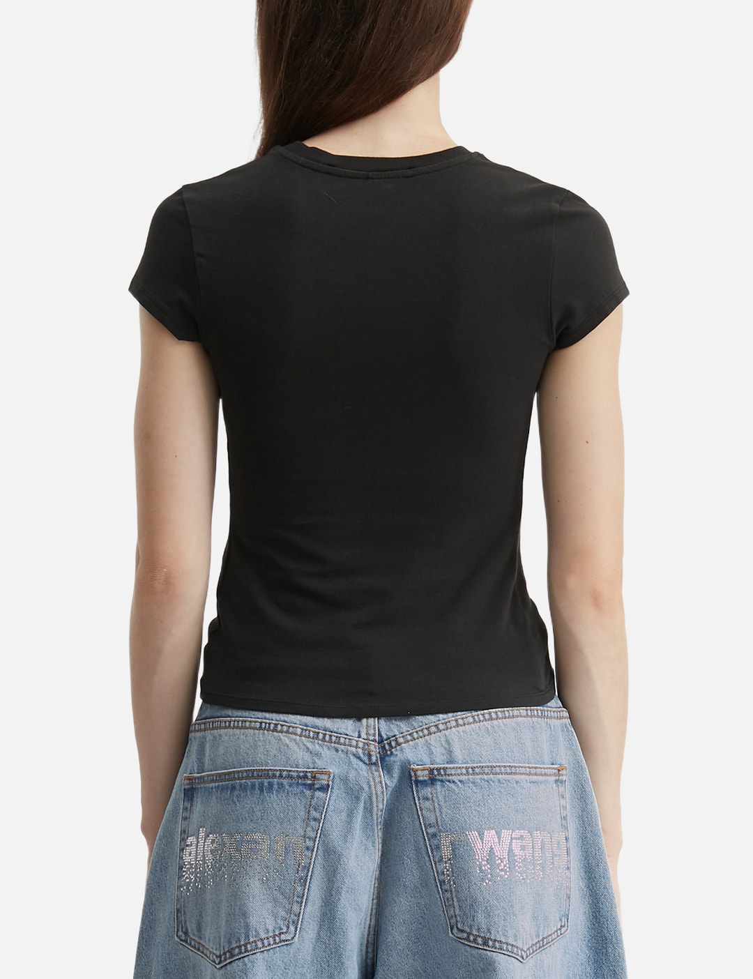 Logo Print Fitted Tee view 19