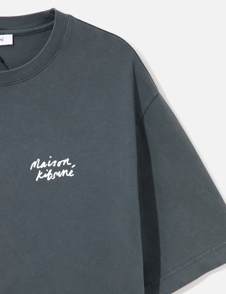 Maison Kitsuné Maison Kitsune Handwriting Faded Oversize Tee-Shirt