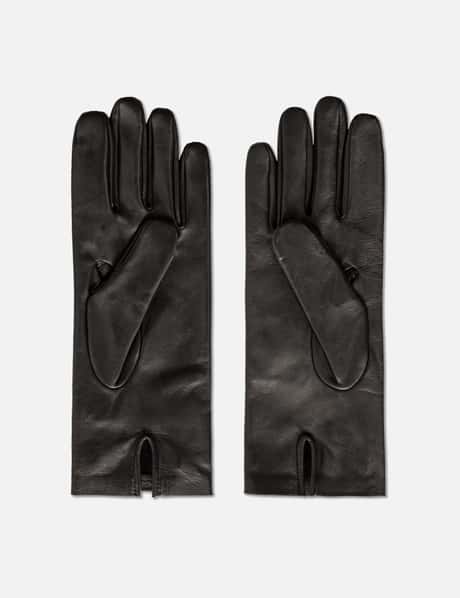 未使用】メゾンマルジェラ Maison Margiela レザー手袋 S しめ