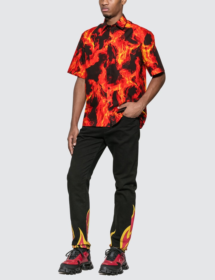 Flame Print Shirt Placeholder Image