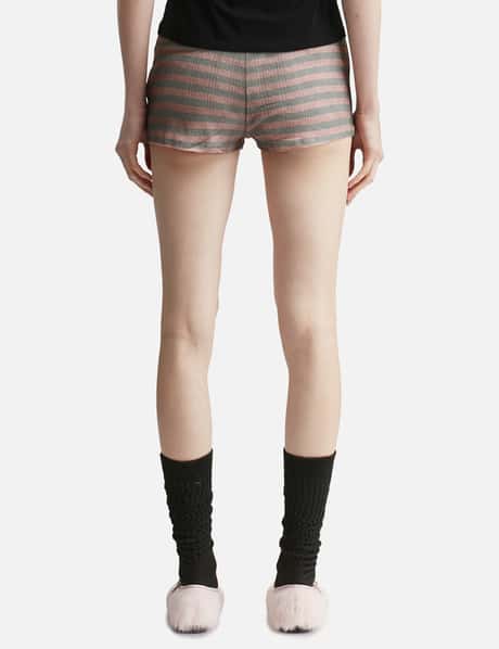 Pink Dirty Stripe Short view 12