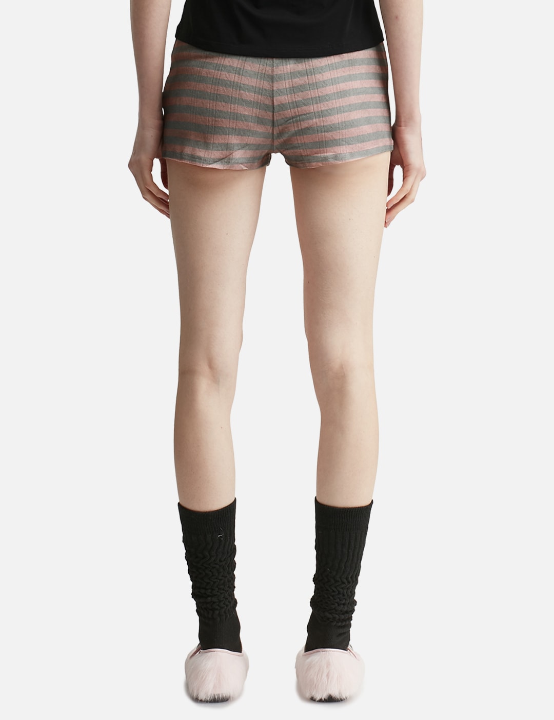 Pink Dirty Stripe Short view 19